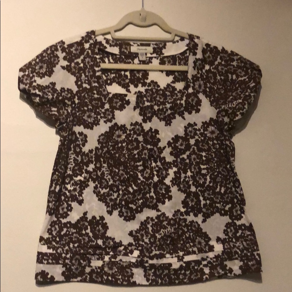 Faconnable 100% Cotton Top Size Small